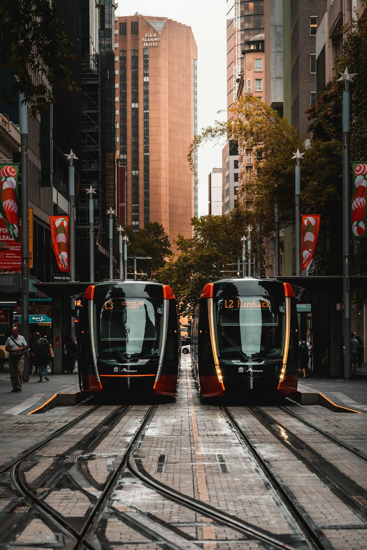 Sydney light rail on George Street